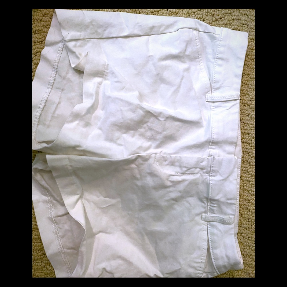 old navy white shorts